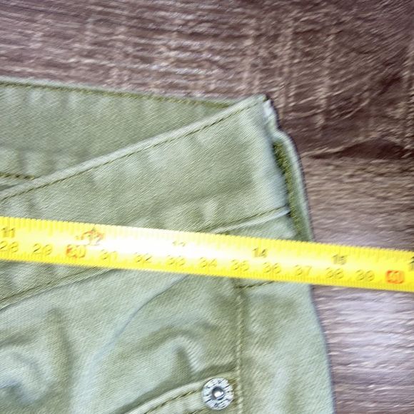 Womens J Crew  Olive Green Toothpick  Size 25 Stretch Jeans - Picture 4 of 12